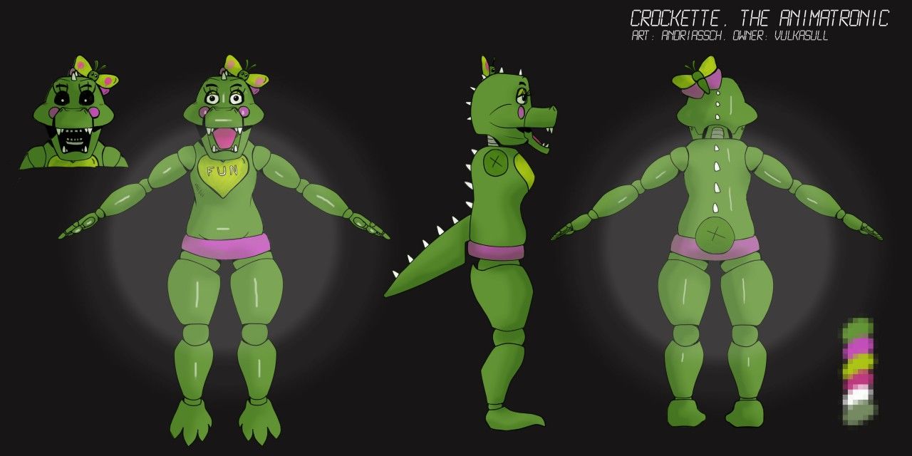 Картинка фнаф 9 крокодил