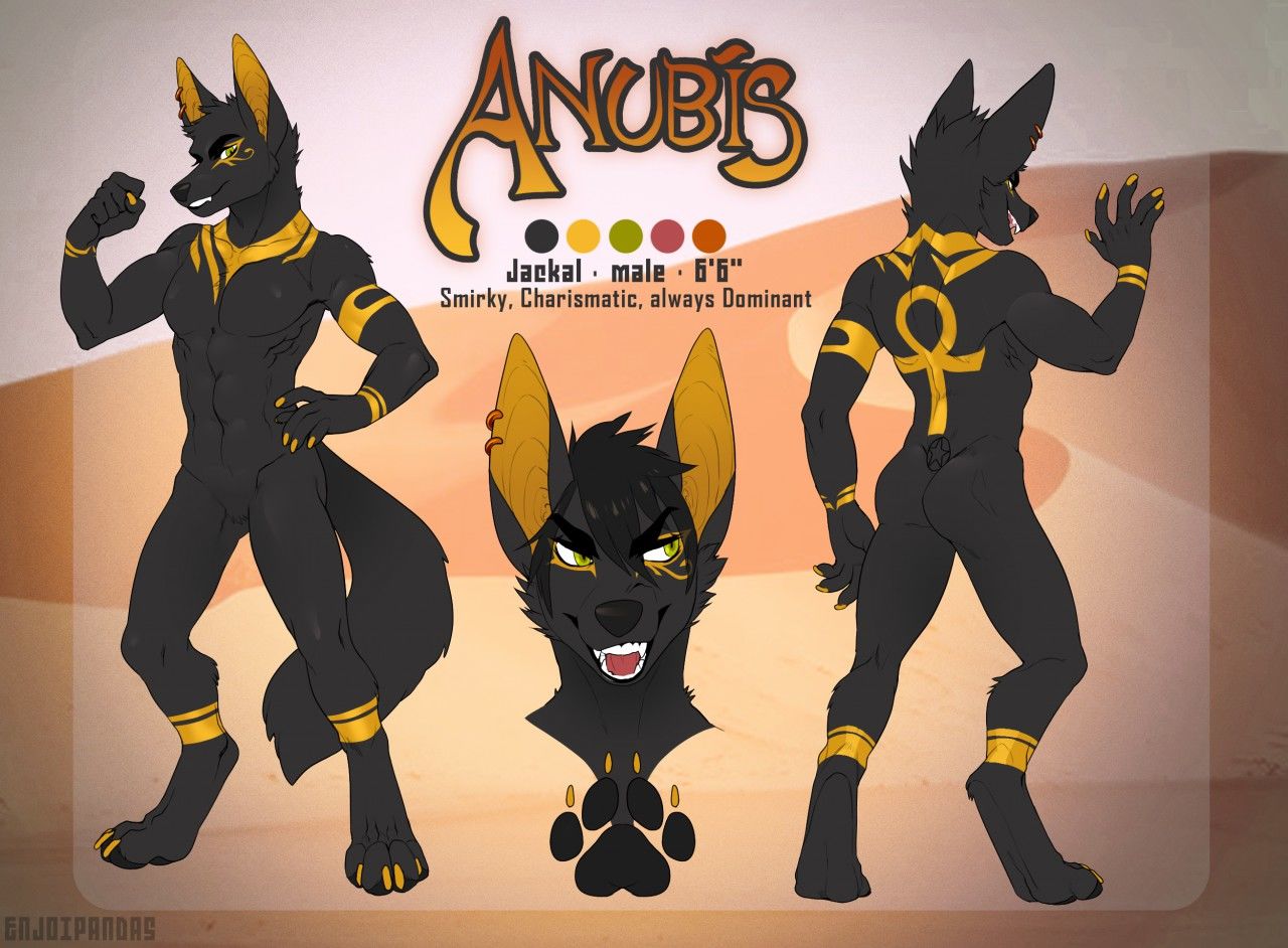 FN - Artwork - [Ref] - SFW - Anubis - by enjoiPandas