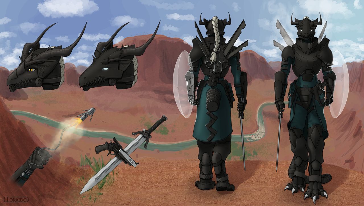 FN - Artwork - [COMM] Runei Power Armor