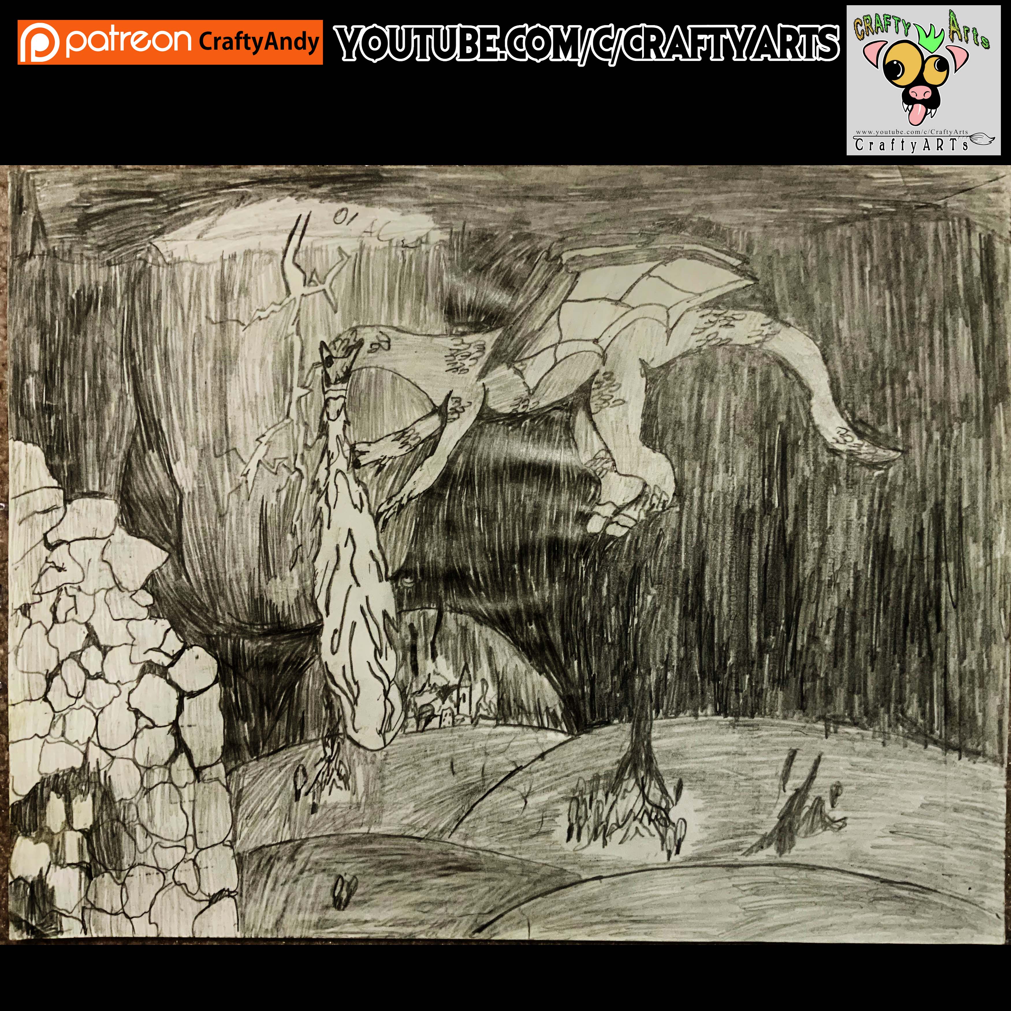 FN - Artwork - Epic Dragon Fight By CraftyAndy