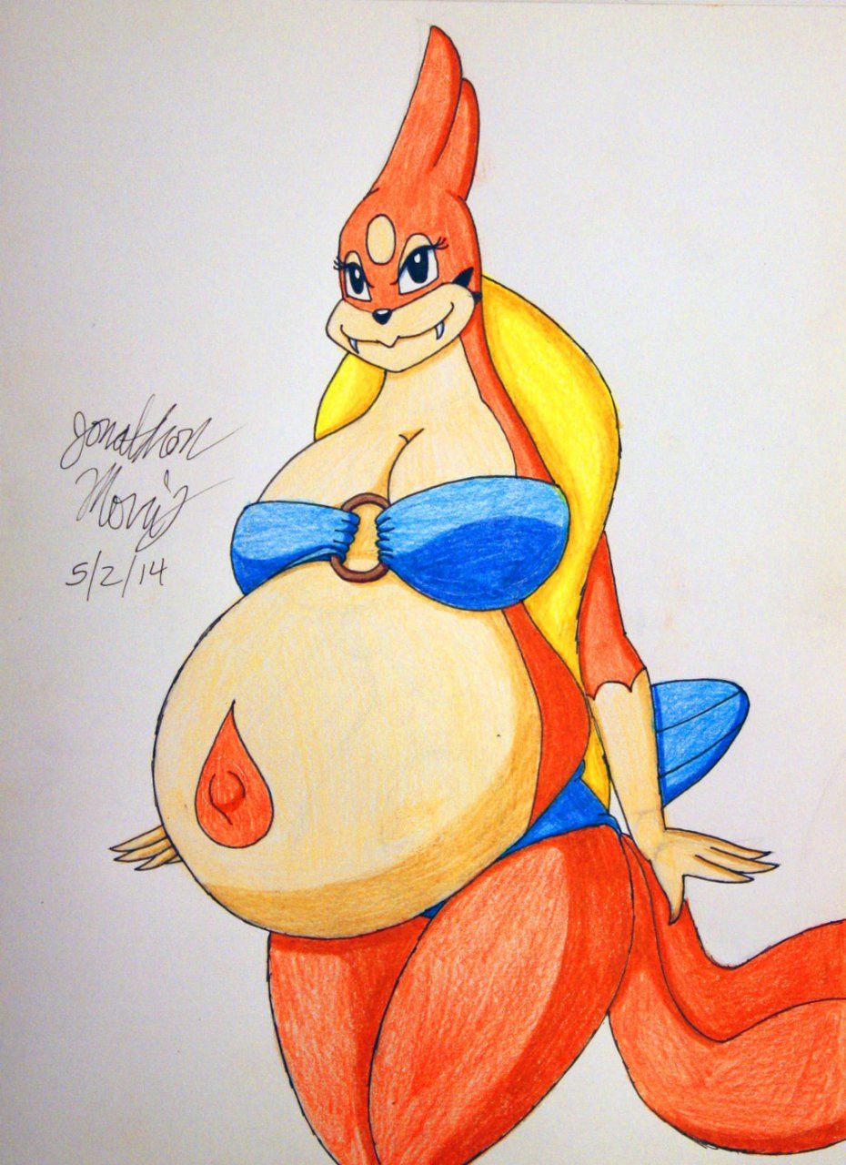Pregnant furry art