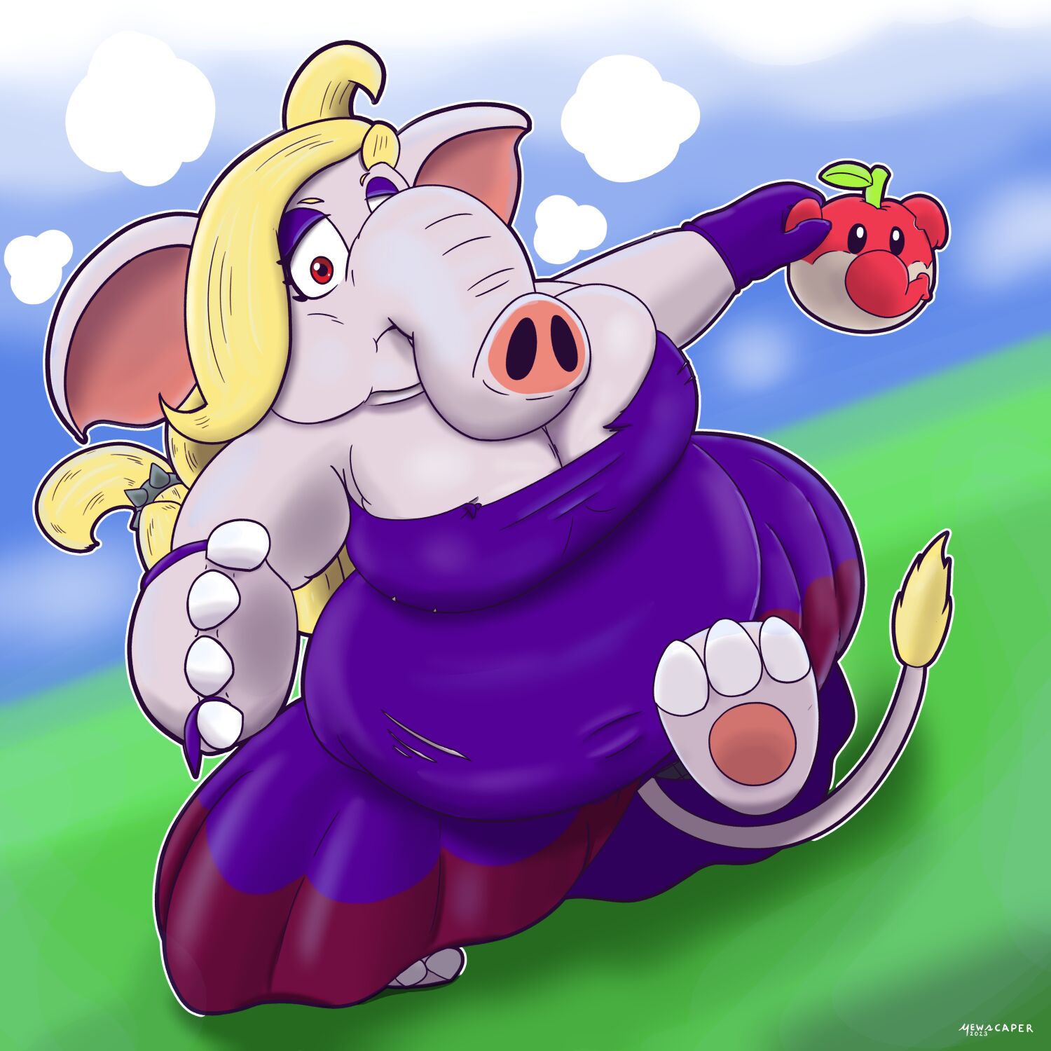 FN - Artwork - Hariet Broodal in Super Mario Wonder - Elephant TF