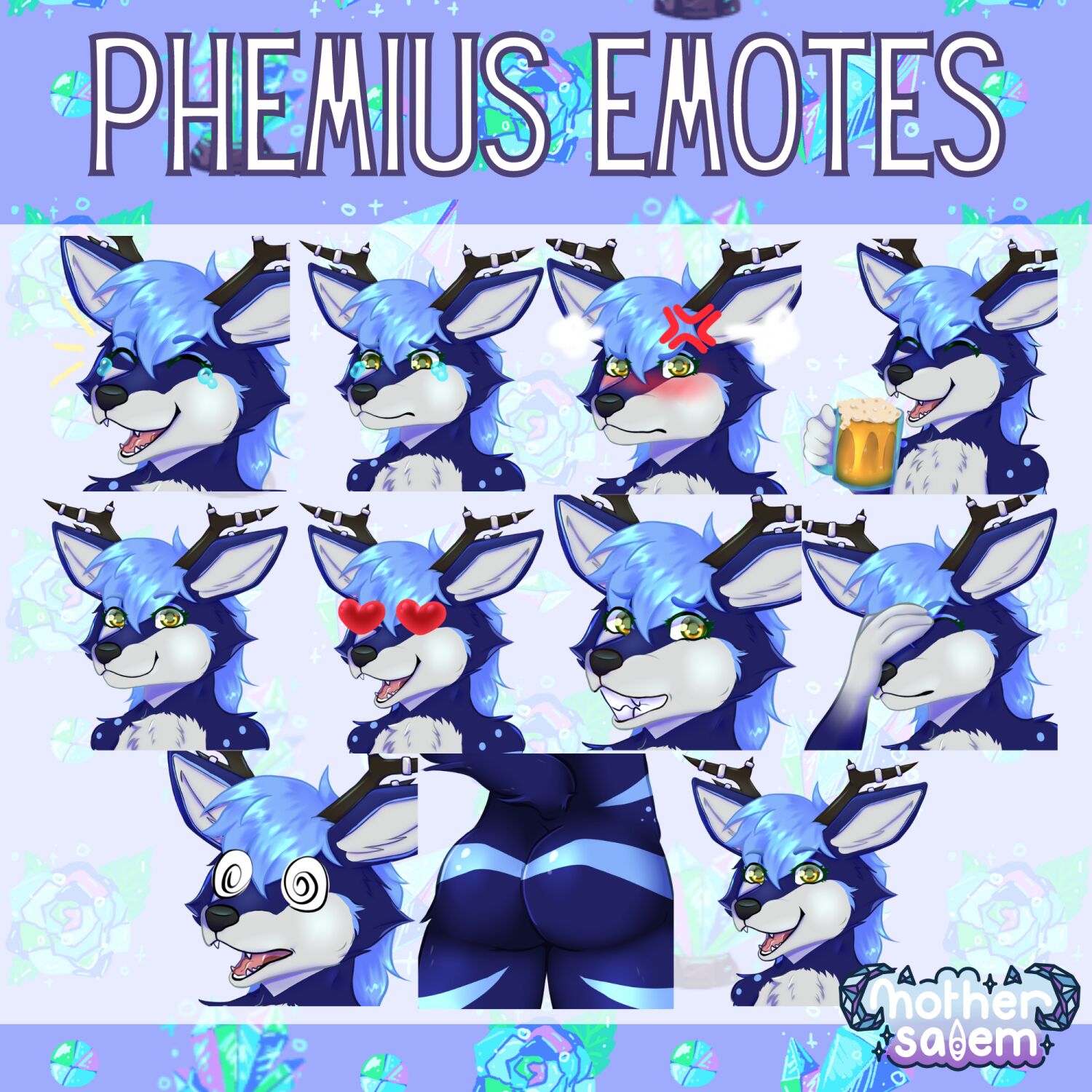 FN - Artwork - [Twitch Emotes] Phemius the Fox Deer