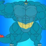 FN - Artwork - Muscular Beaver Daggett (commissioned by MuscleDragonWolf18)