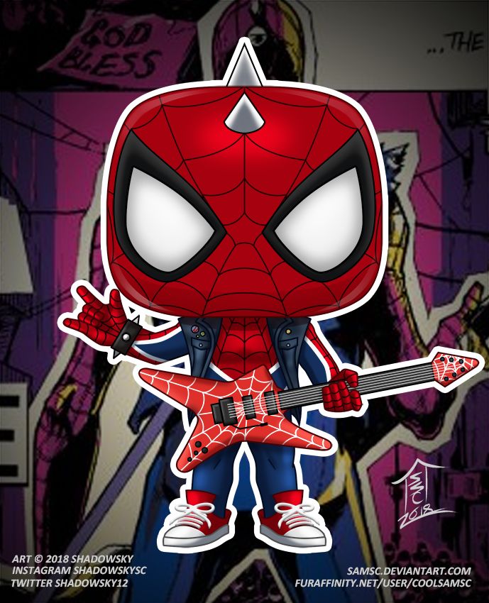 spider punk funko pop
