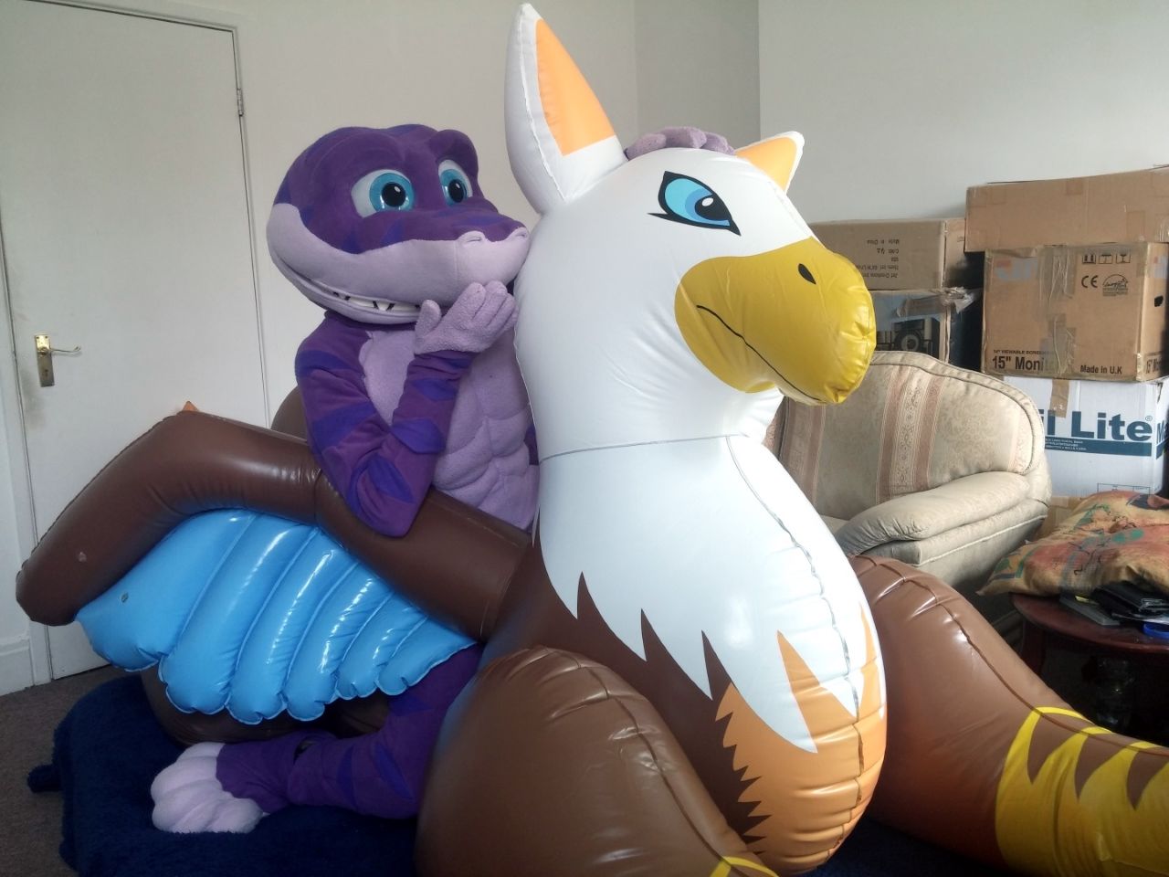 巨大 inflatableworld Gryphon グリフォン 空気ビニール 空ビ 中古