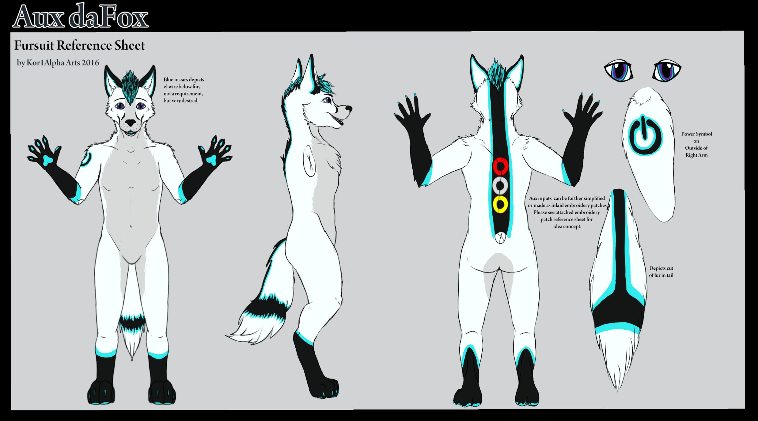 Fox Fursuit Reference Sheet FurrTrax A Temporarely Guide On Fursuits