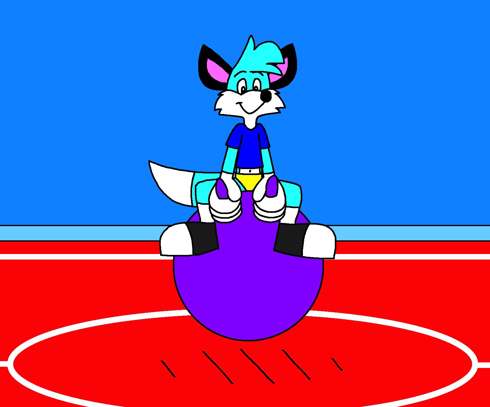 FN - Artwork - Jurrian bouncing on a Purple Hopper ball at my ...